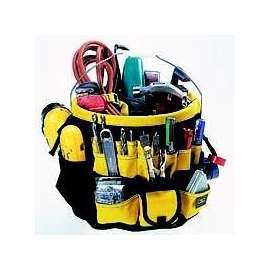CLC Tool Works Series 4122 Bucket Tool Organizer, 61-Compartment, Rip-Stop Fabric, Black/Yellow
