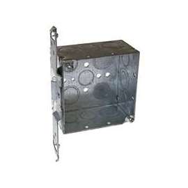RACO 8235 Welded Box, 2 -Gang, 14 -Knockout, 1/2 in, 1/2 to 3/4 in Knockout, Steel, Gray, Pre-Galvanized
