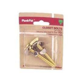Plumb Pak PP835-170 Bolt Set, Brass