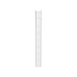 Knape & Vogt 82 WH 63 Shelf Standard, 450 lb, 14 ga Thick Material, 1-1/16 in W, 63 in H, Steel