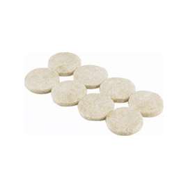 Shepherd Hardware 9951 Protective Pad, Felt Cloth, Beige, 3/4 in Dia, Round