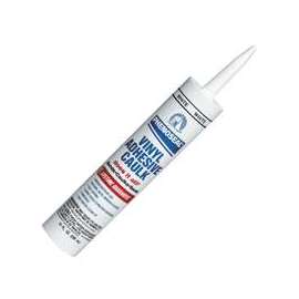 DAP PHENOSEAL 00005 Vinyl Adhesive Caulk, White, 48 hr Curing, -20 to 180 deg F, 10 oz Cartridge