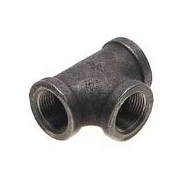 Prosource 11A-1B Pipe Tee, 1 in, Threaded, Malleable Iron, SCH 40 Schedule, 300 PSI Pressure