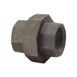 Prosource B342 8 Pipe Union, 1/4 in, Threaded, Malleable Iron, 40 Schedule, 300 PSI Pressure