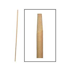 BIRDWELL 521-12 Broom Handle, 15/16 in Dia, 60 in L, Hardwood