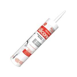 GE Silicone I GE712 Silicone Rubber Sealant, White, 10.1 oz Tube