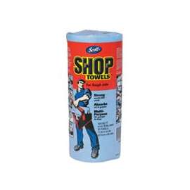 Scott 75130 Shop Towel, Crepe Paper, Blue