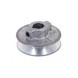 CDCO 250A-1/2 V-Groove Pulley, 1/2 in Bore, 2-1/2 in OD, 2-1/4 in Dia Pitch, 1/2 in W x 11/32 in Thick Belt, Zinc