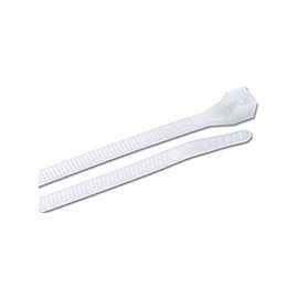 GB 46-310 Cable Tie, Double-Lock Locking, 6/6 Nylon, Natural