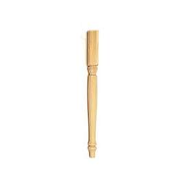 Waddell Early American Series 2554 Table Leg, 3-3/4 in H, Hardwood, Smooth Sanded