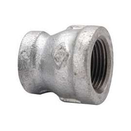 Worldwide Sourcing Pipe Reducing Coupling, 1 X 3/8 In, Threaded, Galvanized