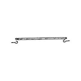 ProSource Door/Gate Spring, 15/32 In Od X 16-1/8 In L, Steel, Zinc Plated
