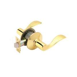 Schlage Accent F10V ACC 605 Passage Lever, Zinc, Brass