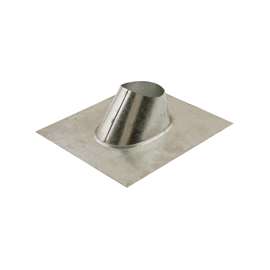 AmeriVent 4EF Roof Vent Flashing, Galvanized Steel