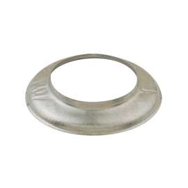 AmeriVent 4ESC Fixed Storm Collar, 4 in Vent Hole, Galvanized Steel