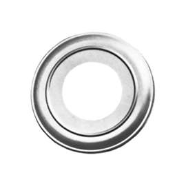 AmeriVent 4EVC Vent Collar, 4 in Vent Hole, Galvanized Steel