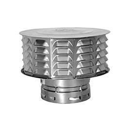 AmeriVent 5ECW Snap Lock Vent Cap, 5 in