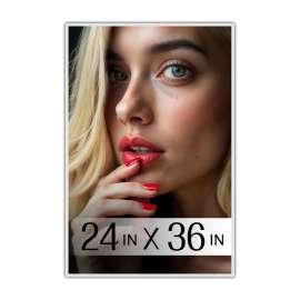 Plexon 24x36 Poster Frame Large Picture Frame for Wall Picture Frames Gallery Photo Frame Large White