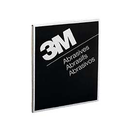 3M Tri-M-ite 02005 Abrasive Sheet, 280-Grit, Coarse, Silicone Carbide, Black