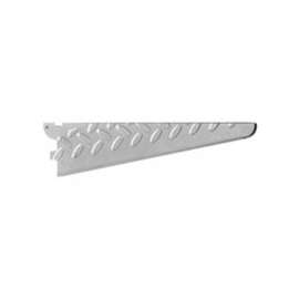Knape & Vogt HEAVYWEIGHT 0202-10PM Shelf Bracket, Steel, Platinum