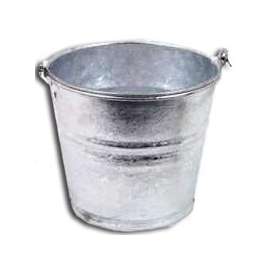 Behrens 1205 Pail, 5 qt Capacity, Round, Steel