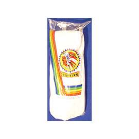 Chickasaw 00355 Cut-End Wet Mop Head, 16 oz Capacity, 1 in Headband, Cotton/Synthetic