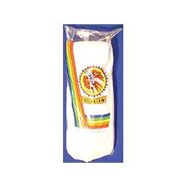 Chickasaw 00356 Cut-End Wet Mop Head, 20 oz Capacity, 1 in Headband, Cotton/Synthetic