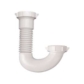 Plumb Pak PP21250 J-Bend, 1/2 x 1-1/4 in, White