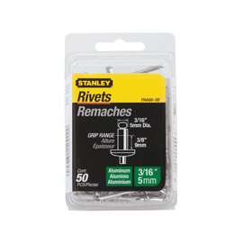 STANLEY PAA66-5B Reusable Pop Rivet, Aluminum