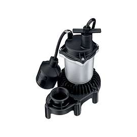 Flotec FPZS25T Sump Pump, 115 V, 3.9 A, 1-1/2 in Outlet, 3200 gph