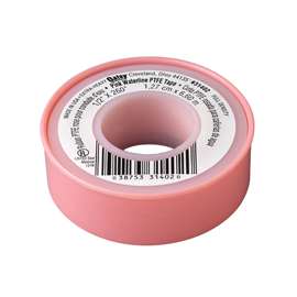 Oatey 31402D Thread Seal Tape, PTFE, Pink