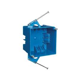 Carlon B432A-UPC Outlet Box, Knockout Cable Entry, Captive Nail Mounting, Thermoplastic
