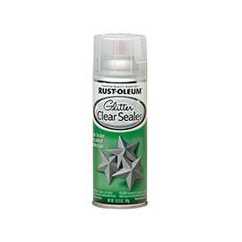 RUST-OLEUM 267736 Multi-Surface Glitter Spray Paint, Clear, 10.25 oz Aerosol Can