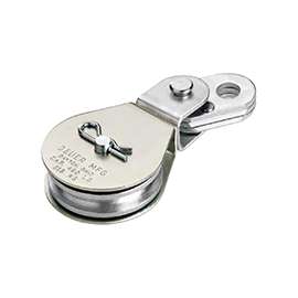 DEUER DB-25E Swivel Eye Cable Block, 480 lb Weight Capacity, 1/4 in Rope