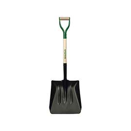 UnionTools 54109 Coal and Street Shovel, 40.325 in OAL, Steel Blade, Hardwood Handle