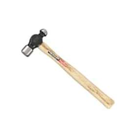 Vaughan TC016 Riveting Ball Pein Hammer, 16 oz Head, HCS Head, 13-3/4 in OAL, Black Handle