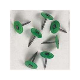 Stinger 0135115 Cap Nail, 1-3/4 in L, 12 ga, Flat Head