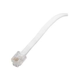 Zenith TL1007W Telephone Cord, White Sheath