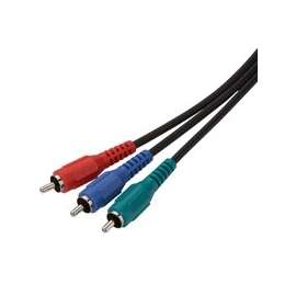 Zenith VC1012COMPON Video Cable, Black Sheath