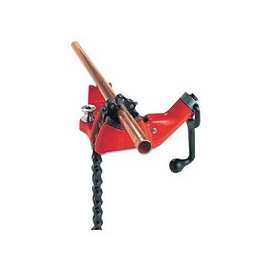 Top Screw Bench Chain Vise, BC410A, 1/8 in - 4 in Pipe Cap