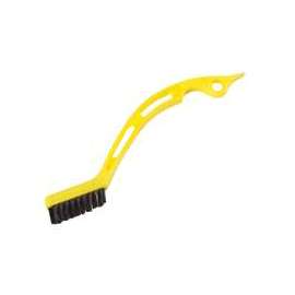 M-D 49146 Tile and Grout Brush, Yellow Handle