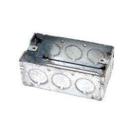 RACO 665 Utility Box Extension Ring, 1-Gang, Metal, Galvanized