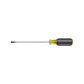 Klein 601-3 Screwdriver, 3/16 in Drive, Cabinet Drive, 6-3/4 in OAL, Black Handle