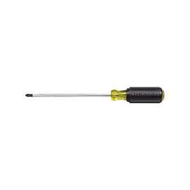 Klein 603-10 Heavy-Duty Screwdriver, #2 Drive, Phillips Drive, 14-5/16 in OAL, Black Handle