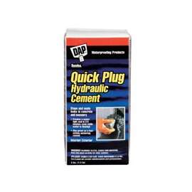 DAP Quick Plug 14084 Hydraulic and Anchoring Cement, Gray, 2.5 lb Box