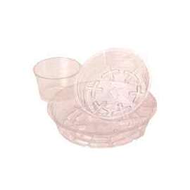 Gardener's Blue Ribbon VS14VUS Planter Saucer, Vinyl, Clear