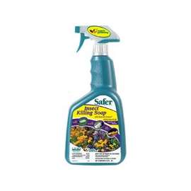 Safer 5110-6 Insect Killing Soap with Seaweed Extract, 32 oz Bottle