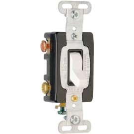 15A WHT 3WY TOG Switch