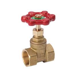 B & K ProLine 100-404NL Gate Valve, 3/4 in FPT, Brass