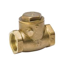 B & K ProLine 101-005NL Check Valve, 1 in IPS, 200 psi, Brass